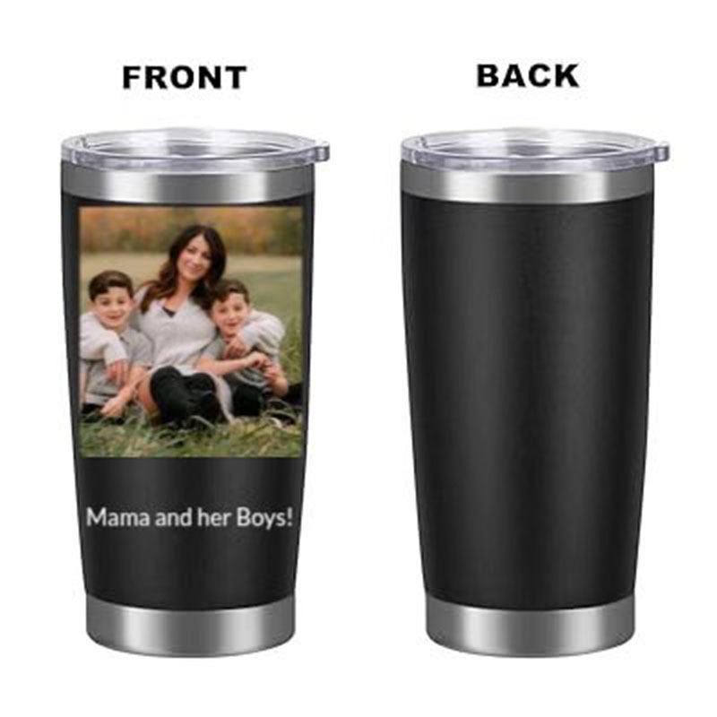 Coffee Equipment Logo - Tumbler Perjalanan Dinding Ganda Berlapis Bubuk