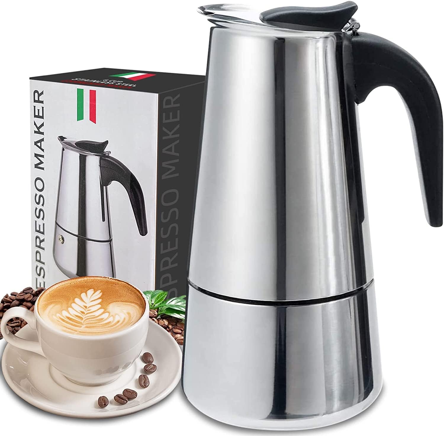 Coffee Equipment Machine - Cangkir kopi Moka, cangkir 4/6/9 cangkir