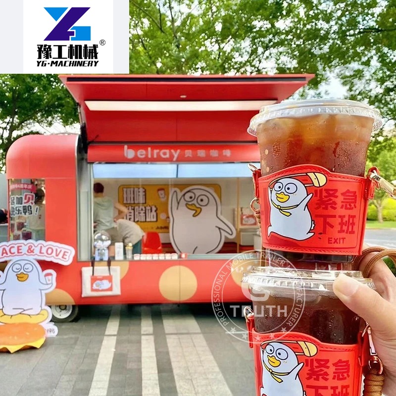 Coffee Equipment In China - Trailer Makanan Cina Kustom, Truk Es