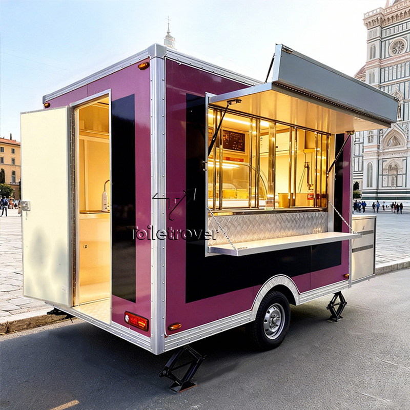 Coffee Equipment In China - Trailer Truk Makanan Keliling Outdoor Dilengkapi