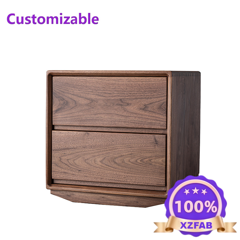 Coffee Equipment In China - Meja samping tempat tidur kayu walnut