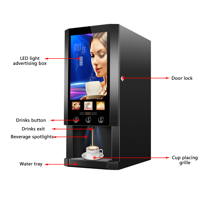 Mesin Penjual Kopi Otomatis Gr - Coffee Equipment Logo ulasan dan harga