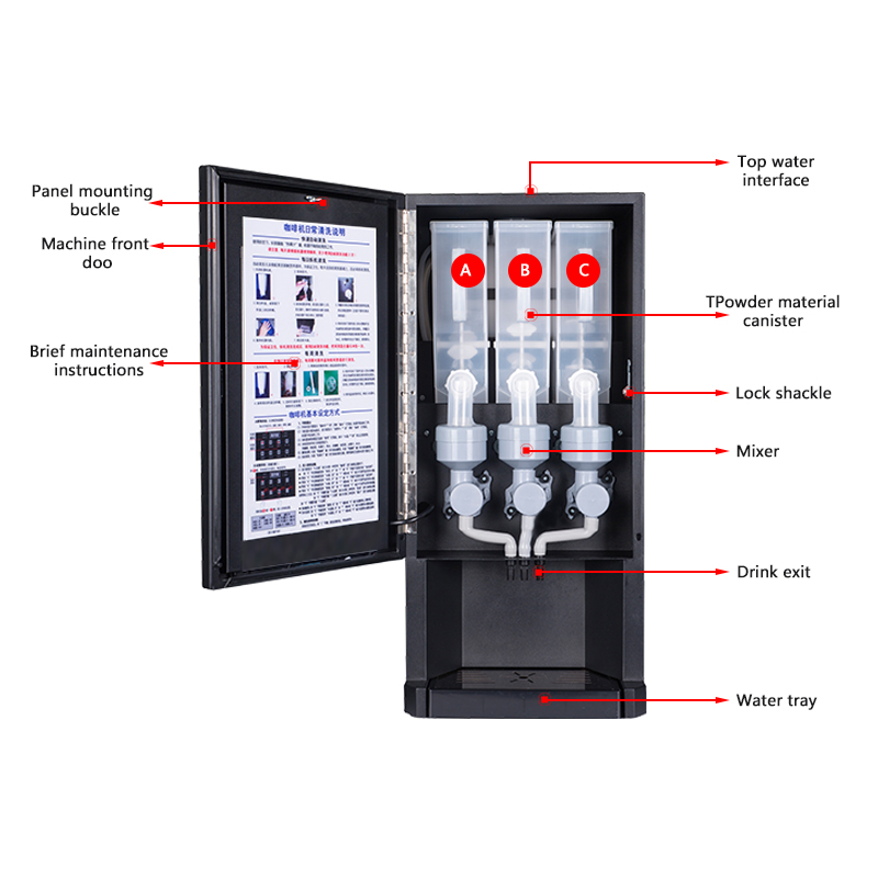 Mesin Penjual Kopi Otomatis Gr - Coffee Equipment Logo ulasan dan harga