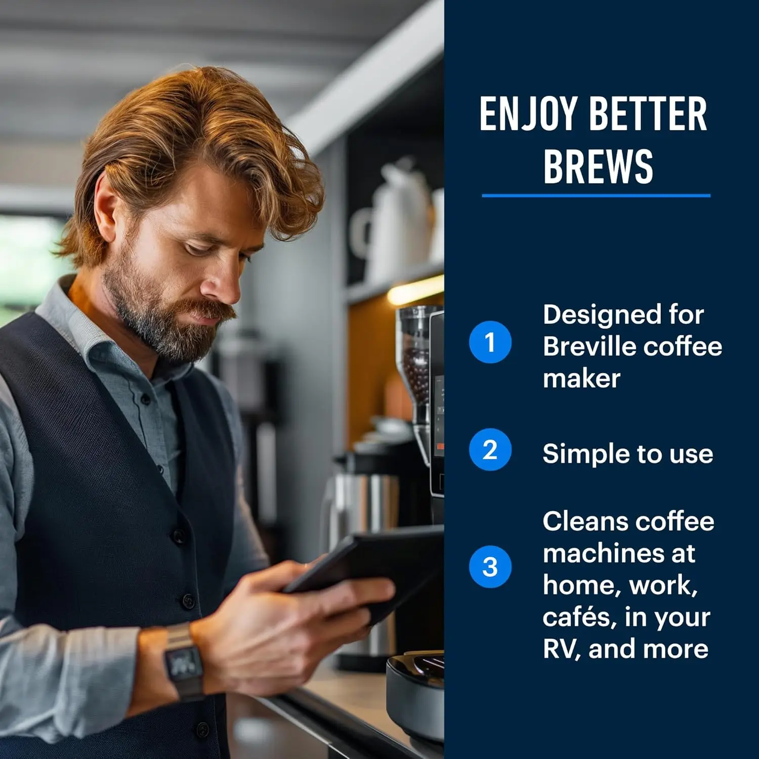 50/10 Buah Tablet Pembersih Me - Breville Espresso Barista Express ulasan dan harga