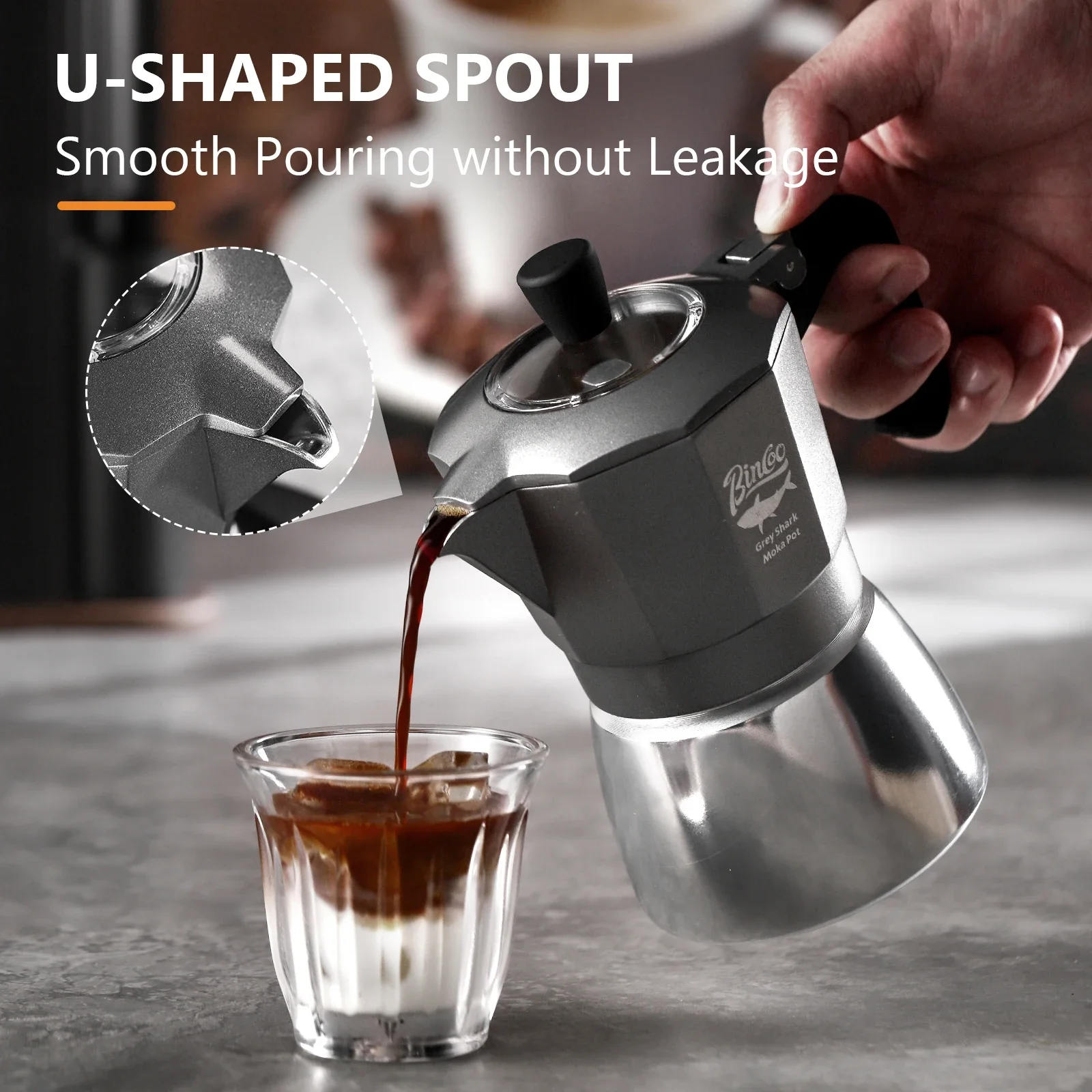 Bincoo 2 Cangkir Double Valve  - Coffee Equipment Accessories ulasan dan harga