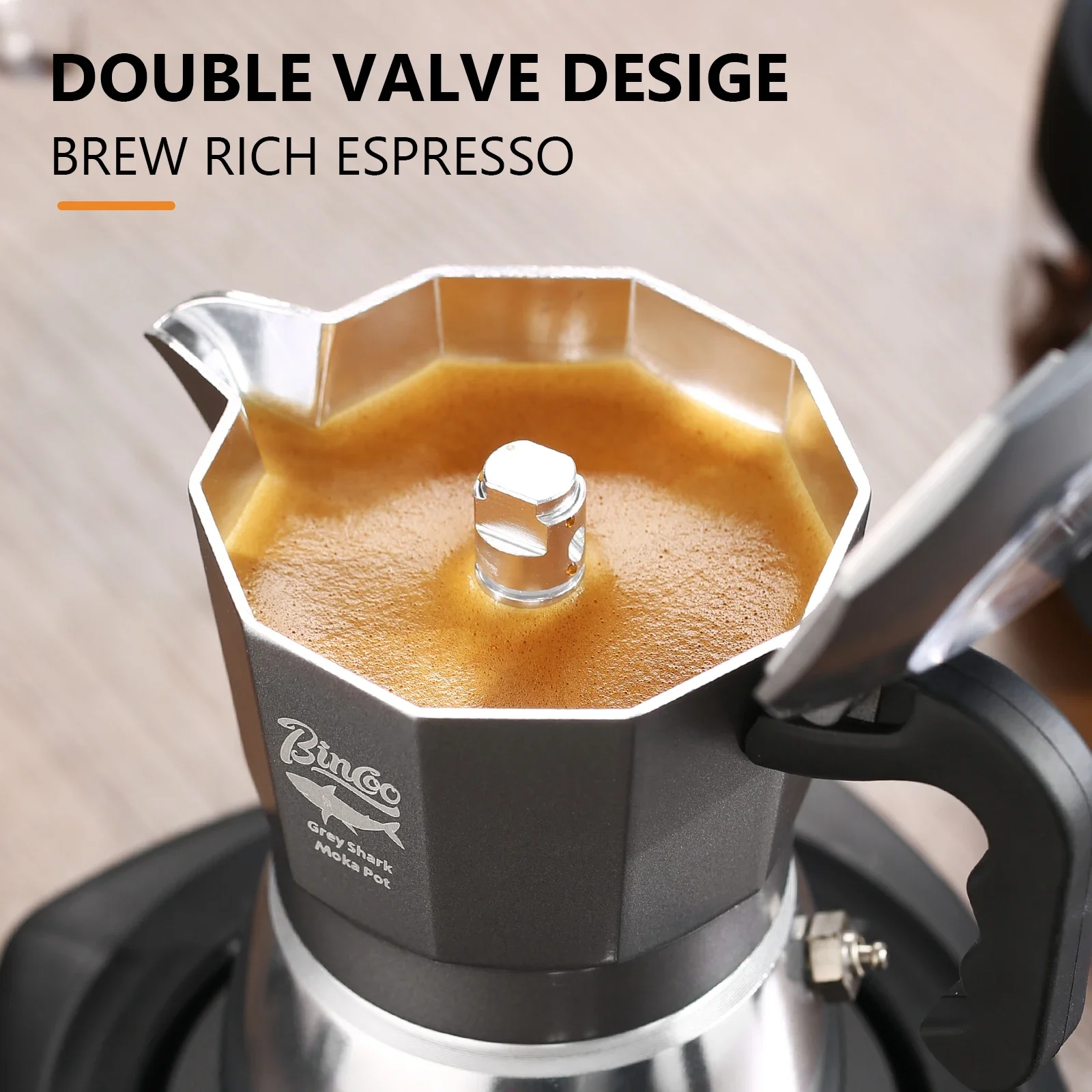 Bincoo 2 Cangkir Double Valve  - Coffee Equipment Accessories ulasan dan harga