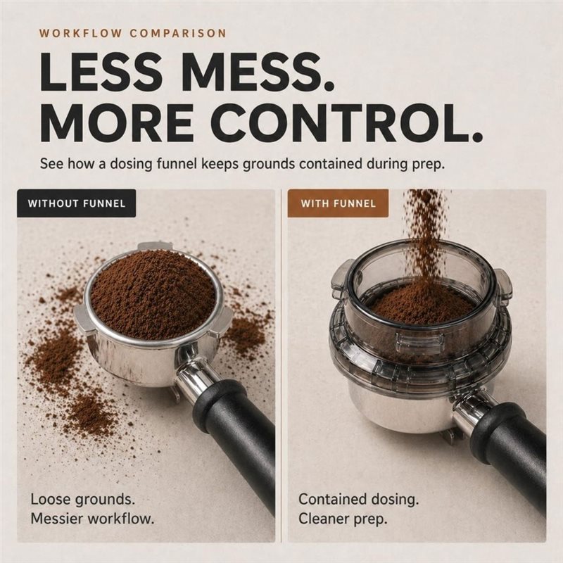 Corong Dosis Portafilter A65T- - Breville Espresso Barista Express ulasan dan harga