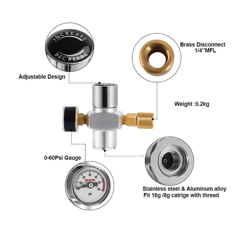 Pengisi Daya 0-60PSI Tong Bir  - Coffee Equipment Machine ulasan dan harga