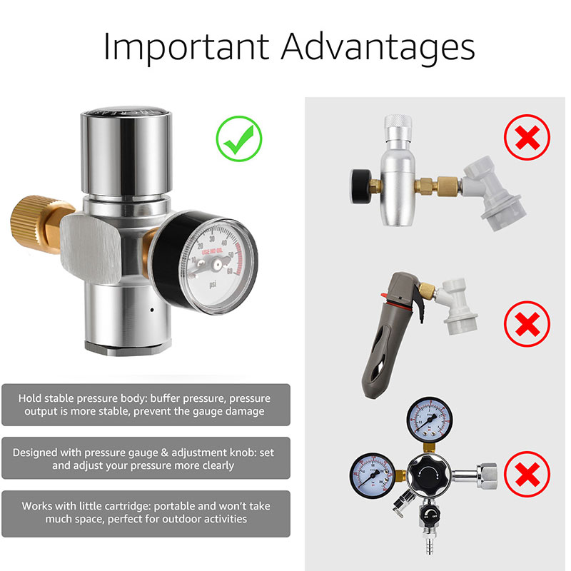 Pengisi Daya 0-60PSI Tong Bir  - Coffee Equipment Machine ulasan dan harga